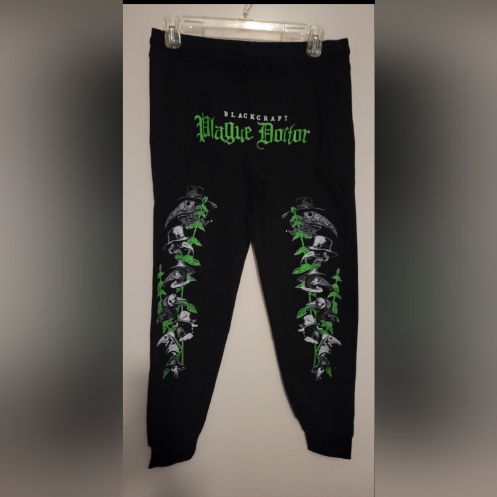 BlackCraft Cult Plague Doctor Black Joggers